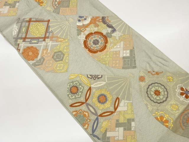 JAPANESE FUKURO OBI / WOVEN CLASSICAL PATTERN